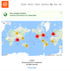 A screenshot from Y Combinator’s software showing active companies in Startup School.